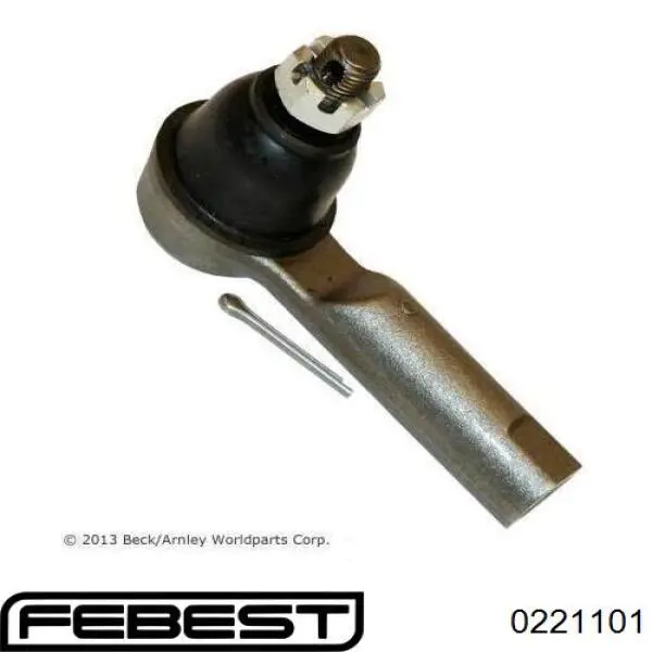 Наконечник рулевой тяги Febest 0221101