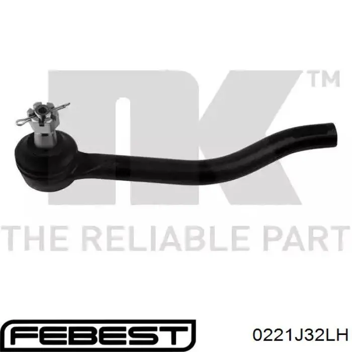 Наконечник рулевой тяги Febest 0221J32LH