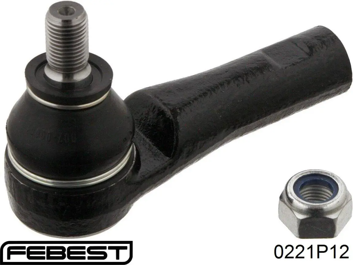 Купить 0221P12 Febest Наконечник рулевой тяги, внешний
