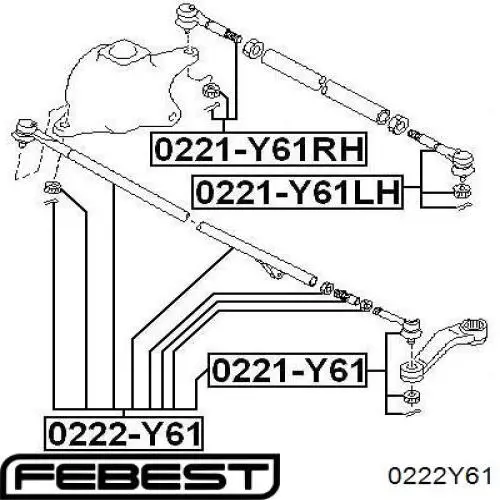 Купить 0222Y61 Febest 