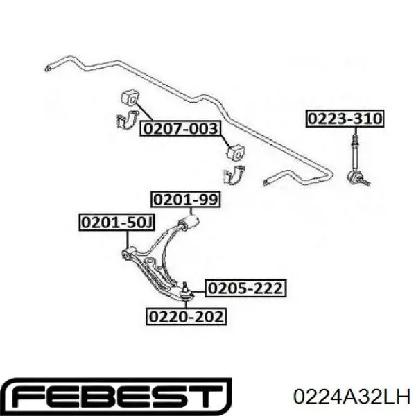 Левый рычаг передней нижней подвески GSP S060939 цена, от 52.02 USD