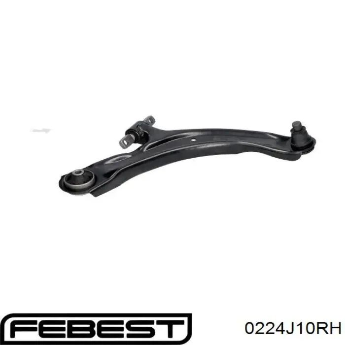 Купить 0224J10RH Febest Нижний правый рычаг передней подвески