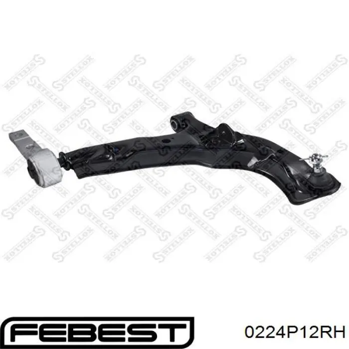 Купить 0224P12RH Febest Нижний правый рычаг передней подвески