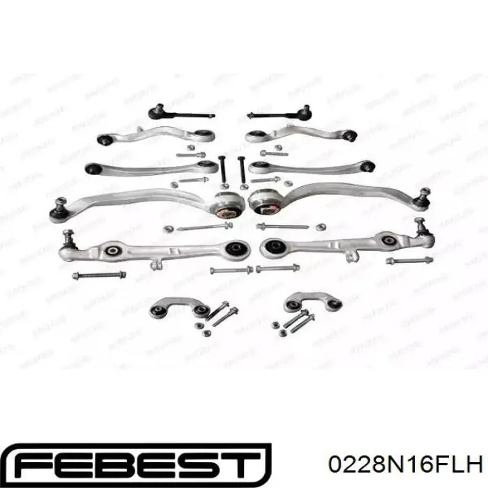 0228N16FLH Febest Цапфа - поворотный кулак передний, левый