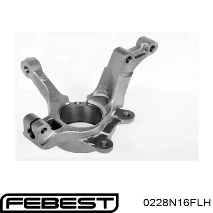 Цапфа (поворотный кулак) передний левый Febest 0228N16FLH цена, от 79.00 USD