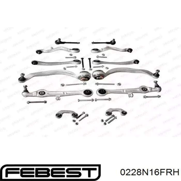 Купить 0228N16FRH Febest Ось передняя и поворотные кулаки