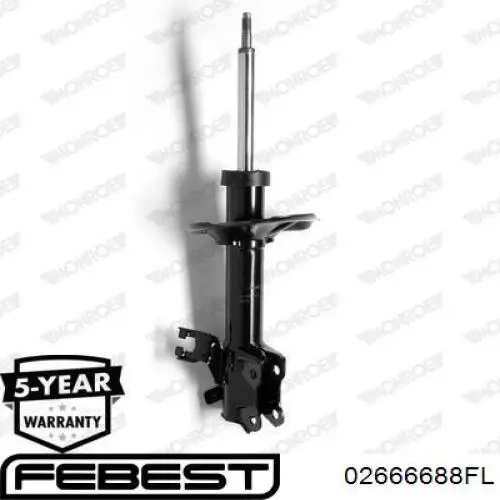 Купить 02666688FL Febest Амортизатор подвески передний левый