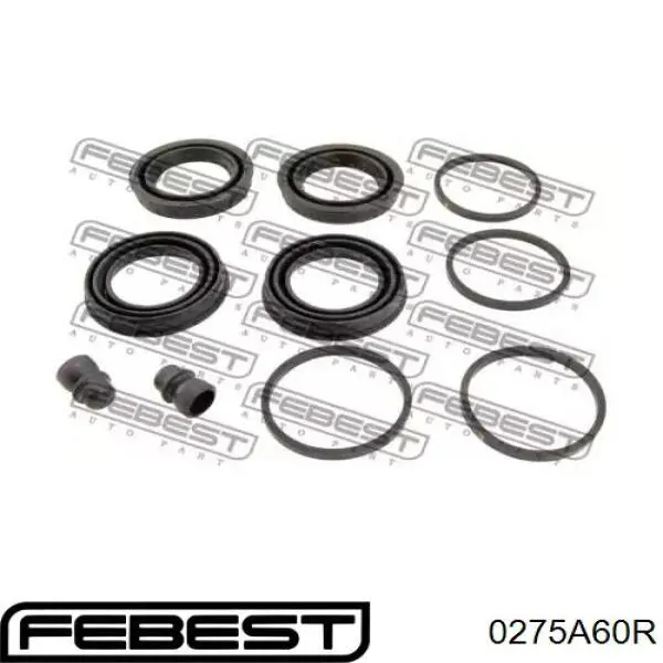 Купить 0275A60R Febest Ремкомплект суппорта тормозного, заднего