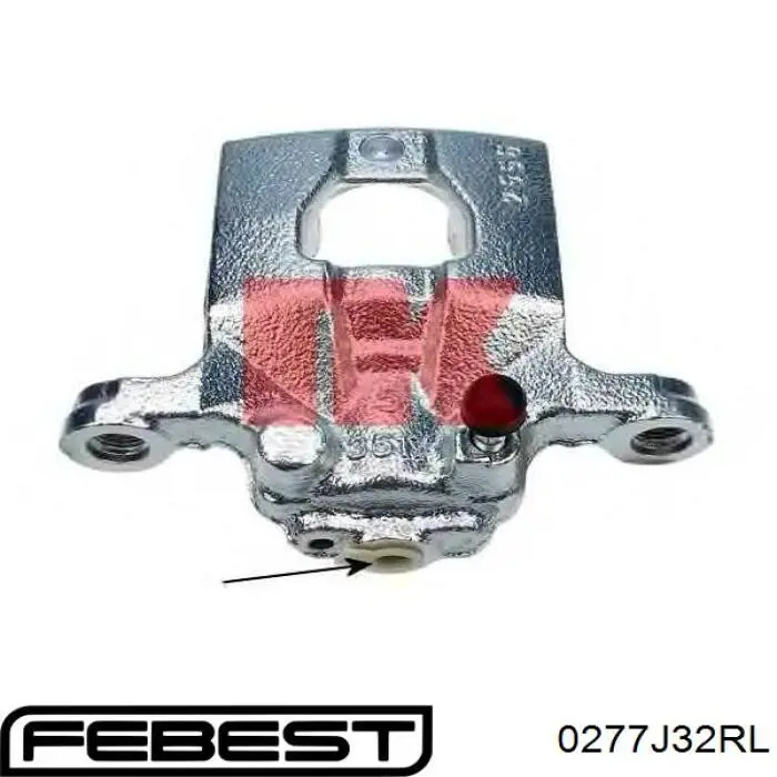 0277J32RL Febest Тормозной суппорт задний левый