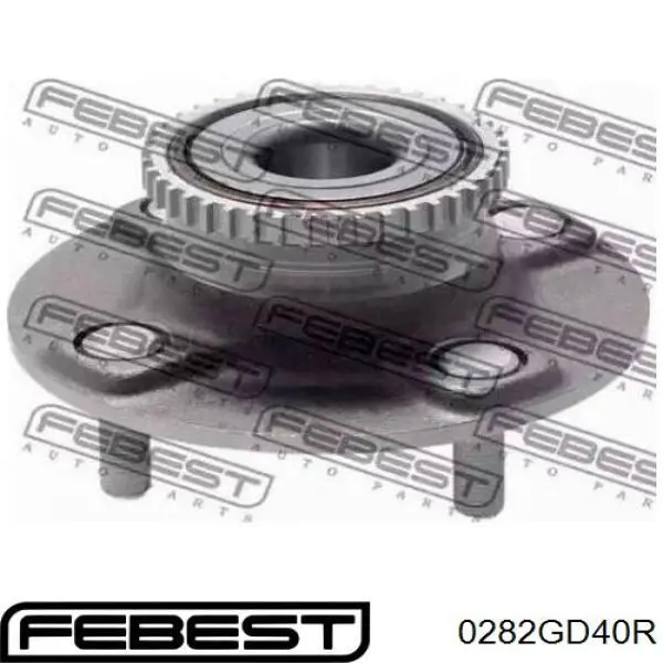 Подшипник полуоси заднего моста внутренний 0282GD40R Febest