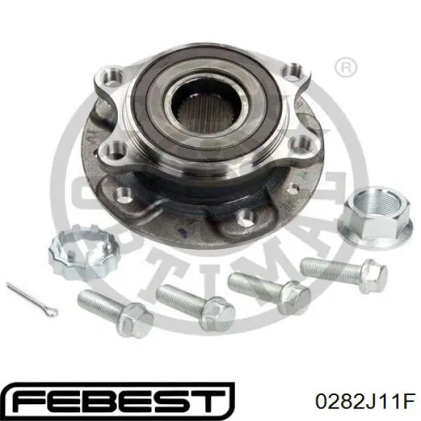 0282-J11F Febest cubo dianteiro