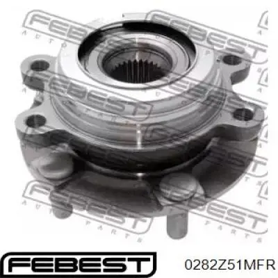 Cubo de rueda delantero 0282Z51MFR Febest