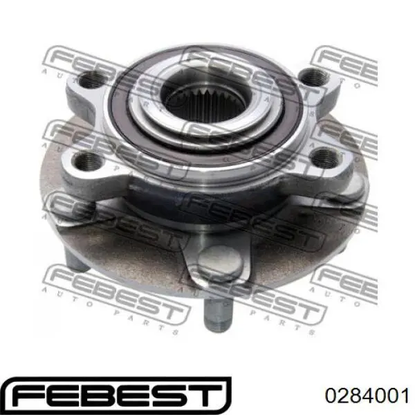 Шпилька колесная передняя 0284001 Febest