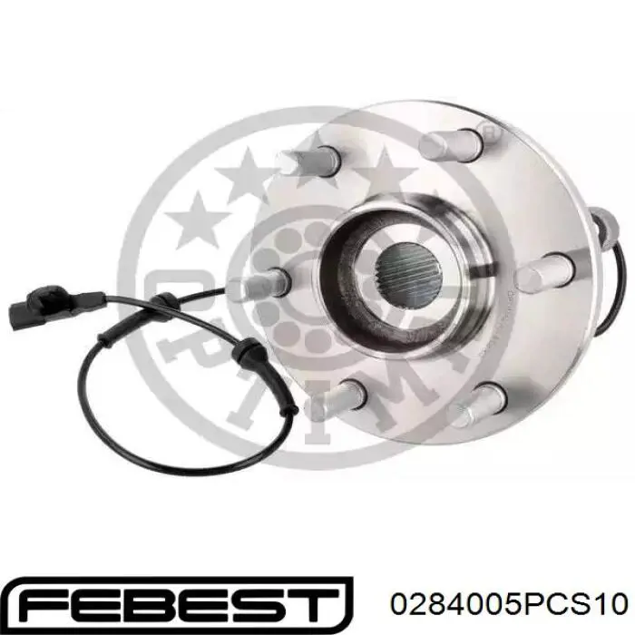 0284005PCS10 Febest Болт крепления колеса передний