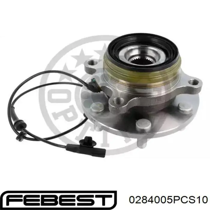 Шпилька колесная передняя 0284005PCS10 Febest