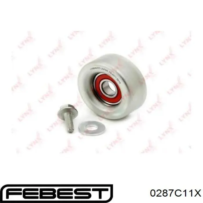 Купить 0287C11X Febest Натяжитель приводного ремня