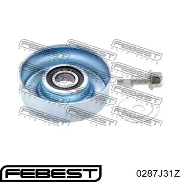 Купить 0287J31Z Febest Натяжитель приводного ремня