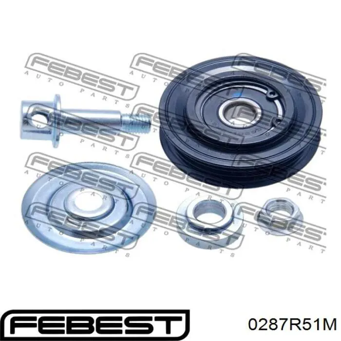 Натяжной ролик 0287R51M Febest