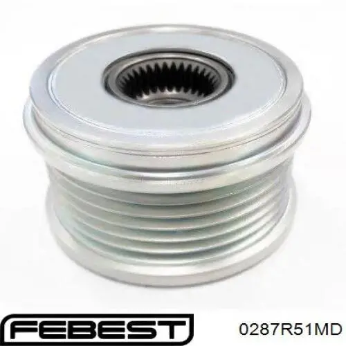 Купить 0287R51MD Febest Натяжитель приводного ремня