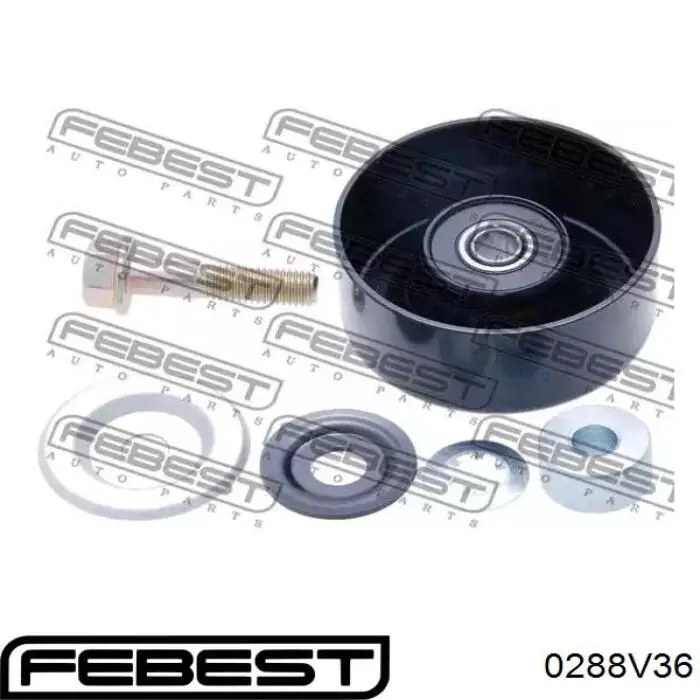 Паразитный ролик приводного ремня Febest 0288V36 цена, от 30.03 USD