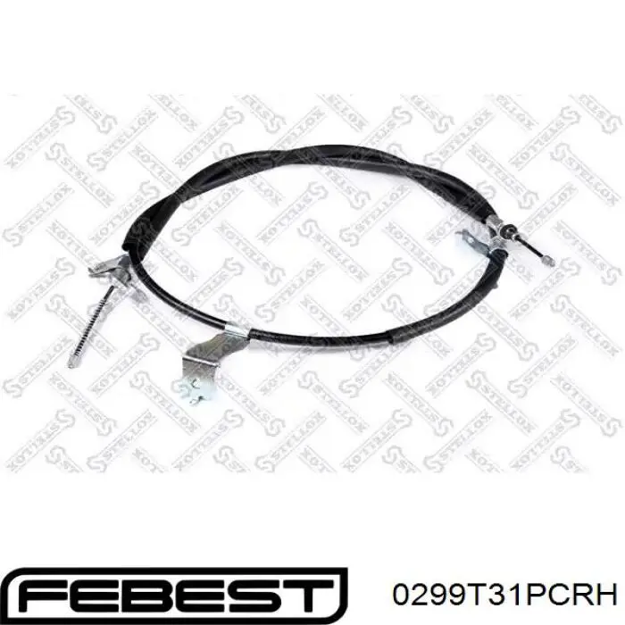Трос ручника задний правый Febest 0299T31PCRH