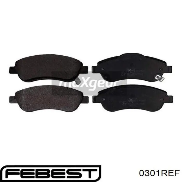 Колодки Febest 0301REF цена, от 27.69 USD
