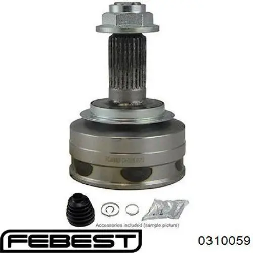 0310059 Febest Наружная граната