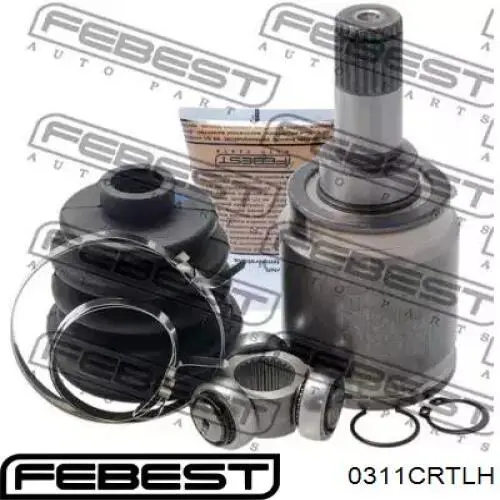 Купить 0311CRTLH Febest Шрус внутренний левый