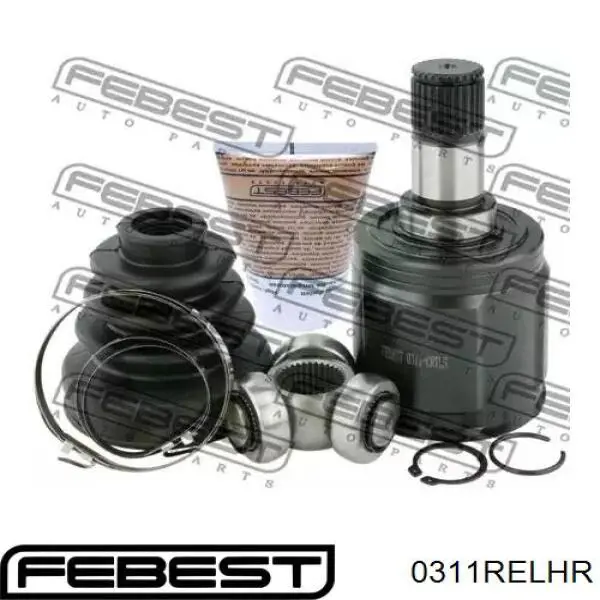 0311RELHR Febest ШРУС внутренний, задний
