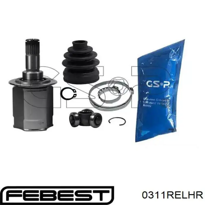 Граната внутренняя, задняя Febest 0311RELHR