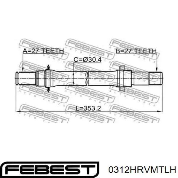  44500S2HN50 Honda