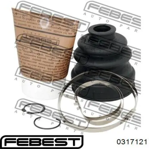 Купить 0317121 Febest Пыльник ШРУСа задней полуоси наружный