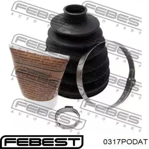 Пыльник ШРУСа передней полуоси наружный Febest 0317PODAT
