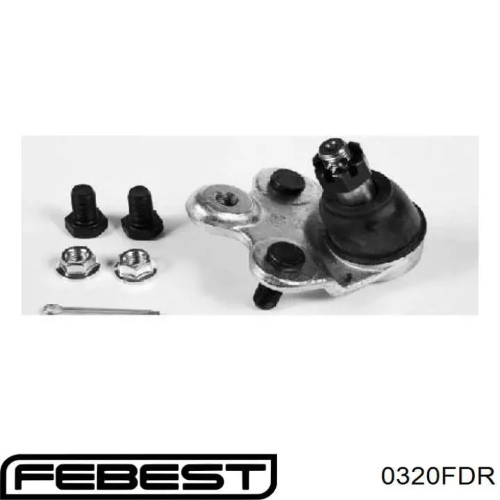 Шаровая опора правая нижняя  Febest 0320FDR