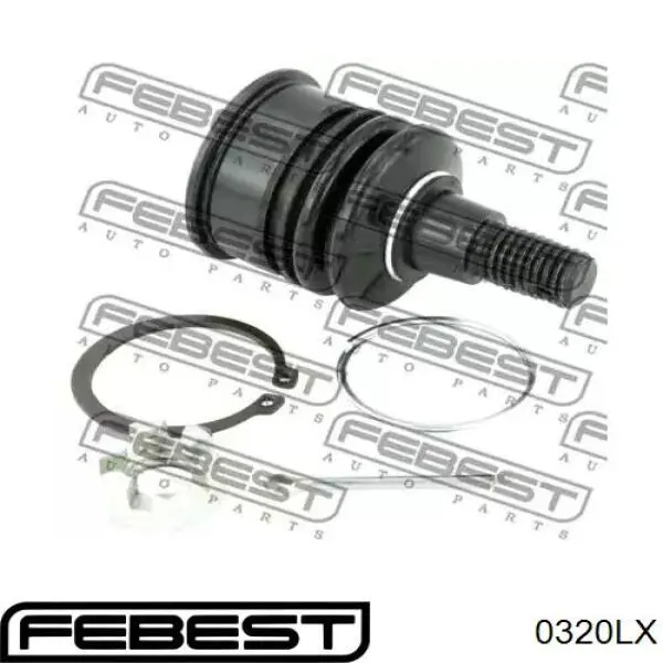 0320LX Febest suporte de esfera inferior