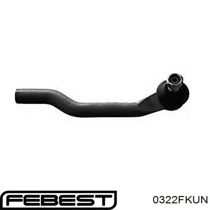 0322FKUN Febest Тяга рулевая, правая