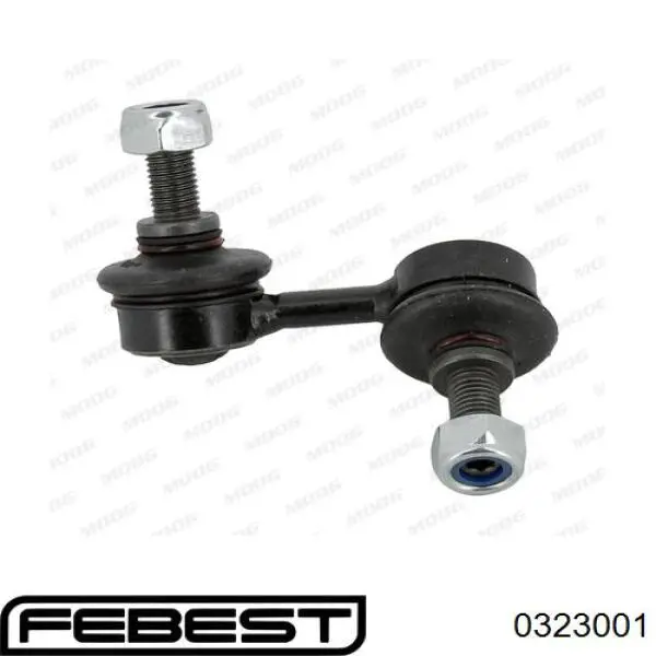 Стойка стабилизатора, переднего, правая Febest 0323001