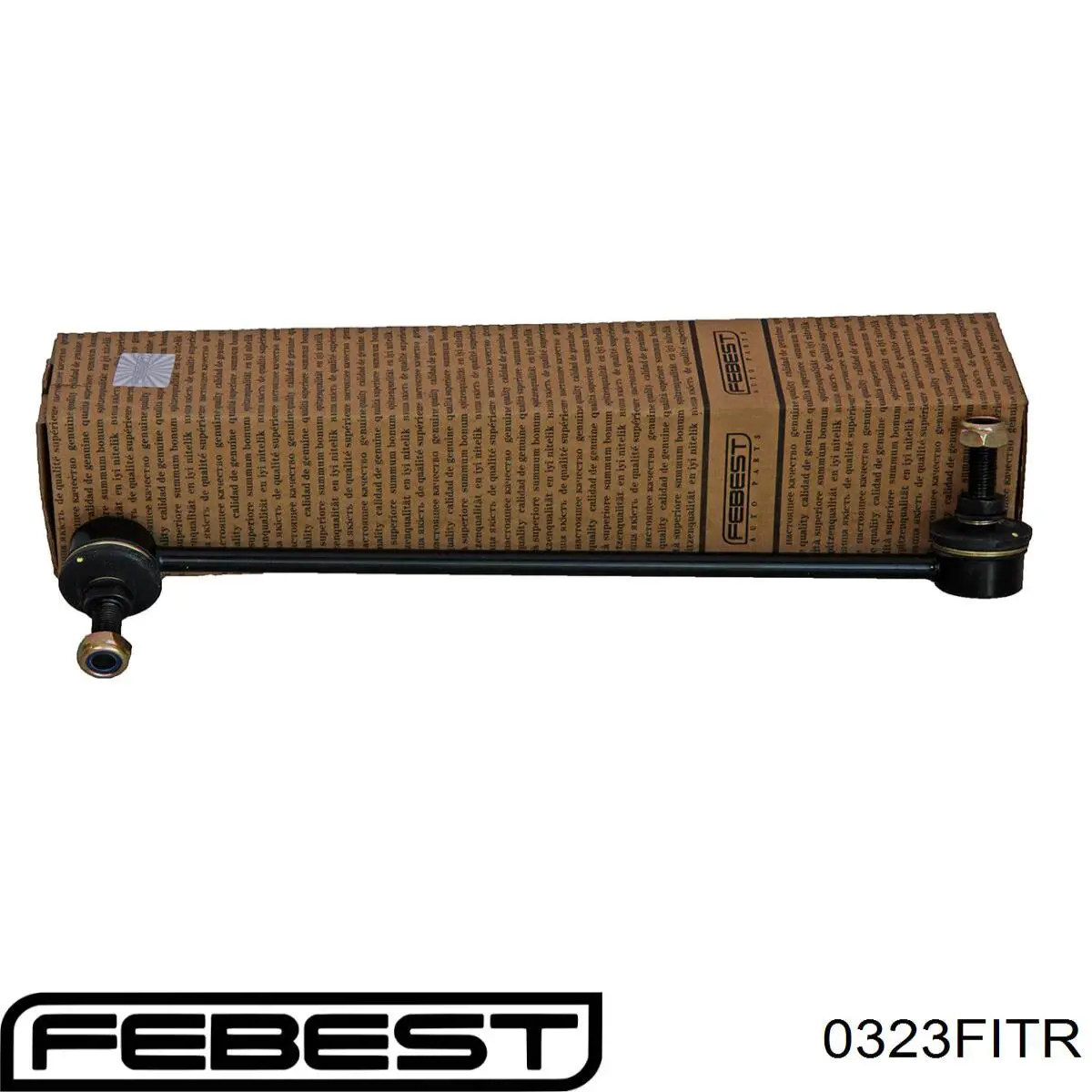 Стойка стабилизатора, переднего, правая Febest 0323FITR