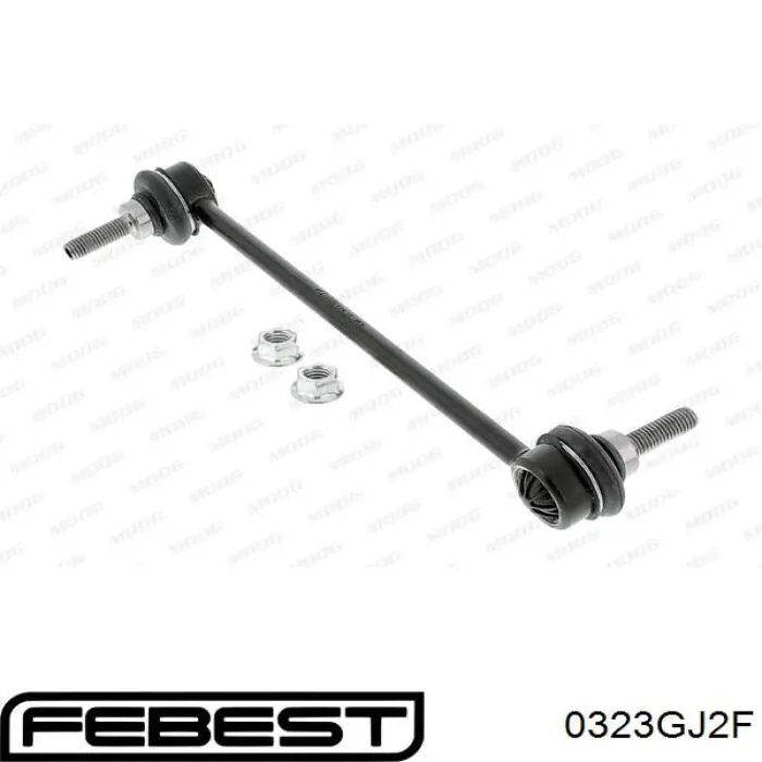 Тяга переднего стабилизатора Febest 0323GJ2F цена, от 11.29 USD