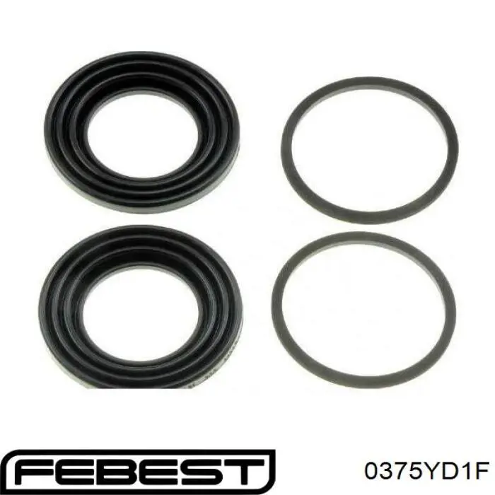 Купить 0375YD1F Febest Ремкомплект переднего суппорта