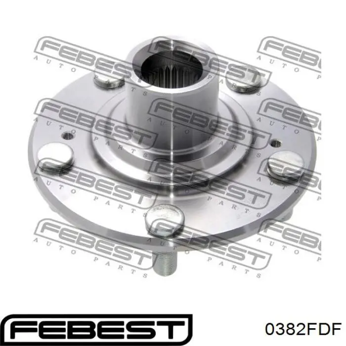 Купить 0382FDF Febest Ступица переднего колеса