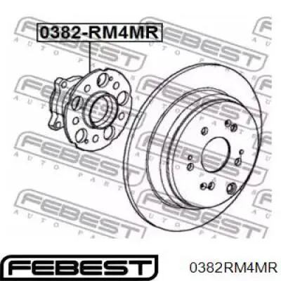 Ступица заднего колеса Febest 0382RM4MR