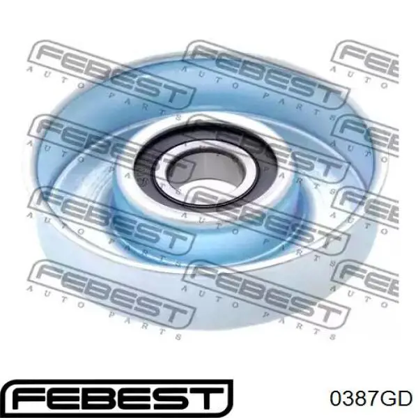 Ролик натяжителя приводного ремня Febest 0387GD