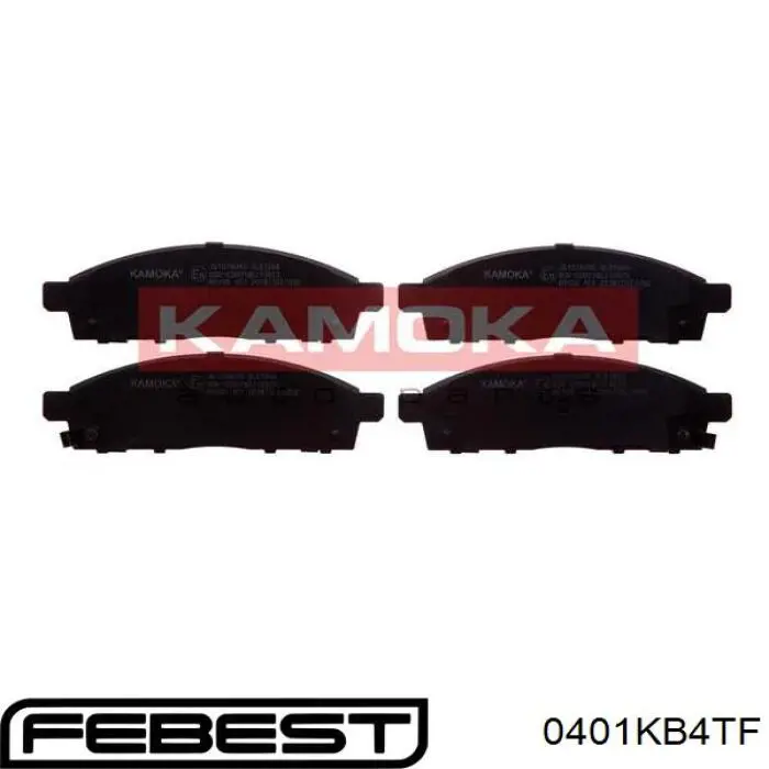 Купить 0401KB4TF Febest Колодки тормозные