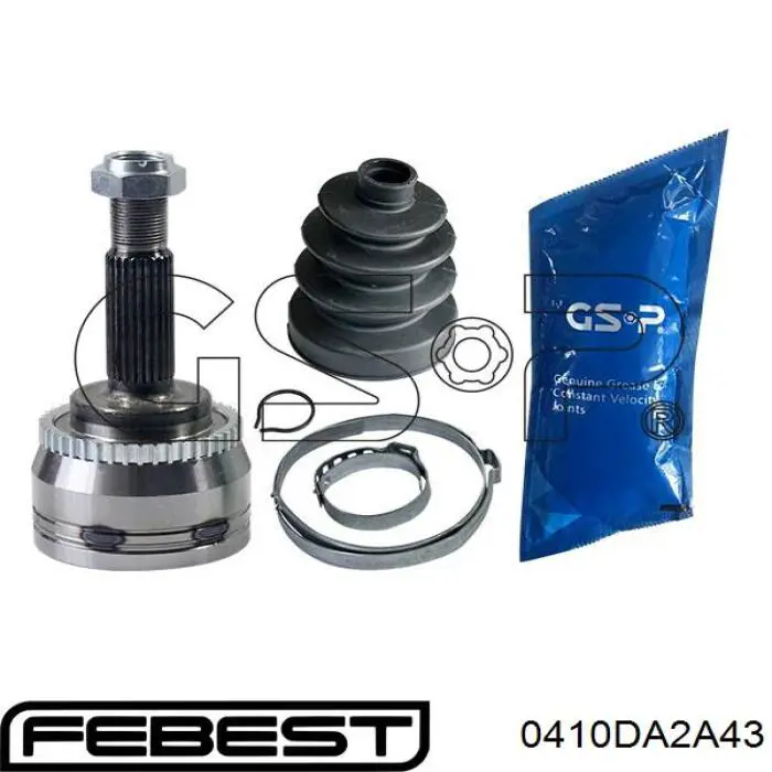 Купить 0410DA2A43 Febest Внешняя граната
