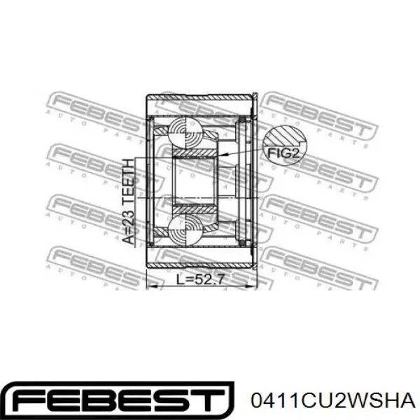 BB1056 Posterparts ШРУС карданного вала переднего, передний