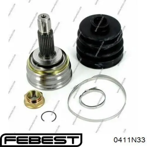 Купить 0411N33 Febest ШРУС внутренний