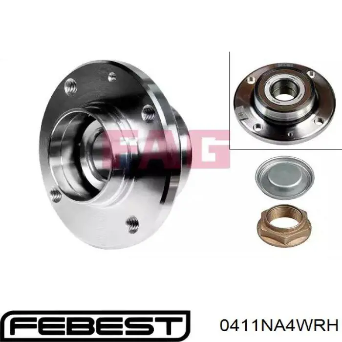 ШРУС внутренний правый 0411NA4WRH Febest