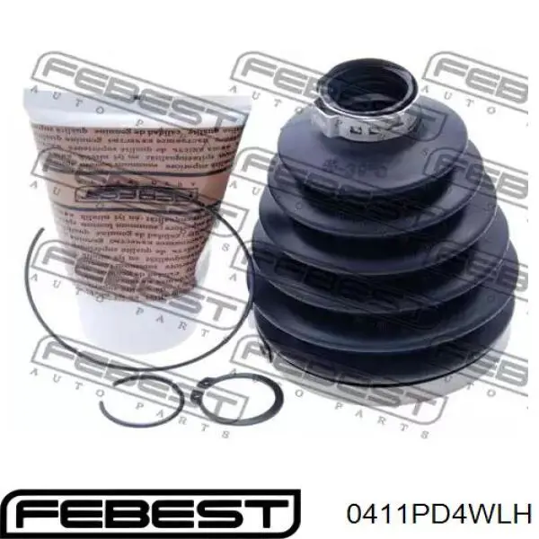 Шрус внутренний левый 0411PD4WLH Febest