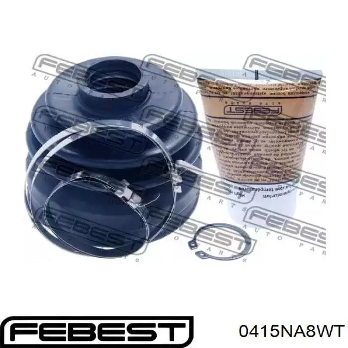 Купить 0415NA8WT Febest Пыльник гранаты внутренний, передней полуоси